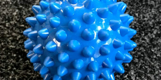 blue spiky ball